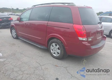 2006 Nissan Quest 3.5 Sl из США, поврежденный, VIN 5N1BV28U66N106361